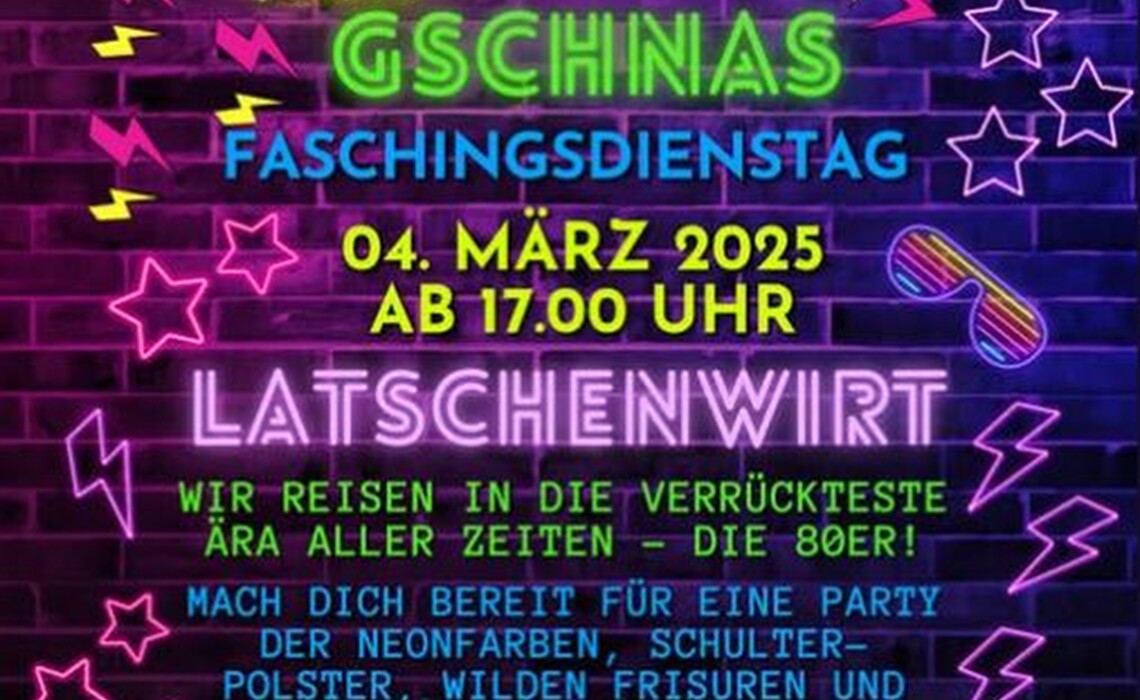 Faschings Gschnas Latschenwirt